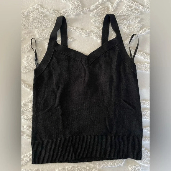 Banana Republic Factory Tops - Banana Republic Wide-Trim Sweater Tank